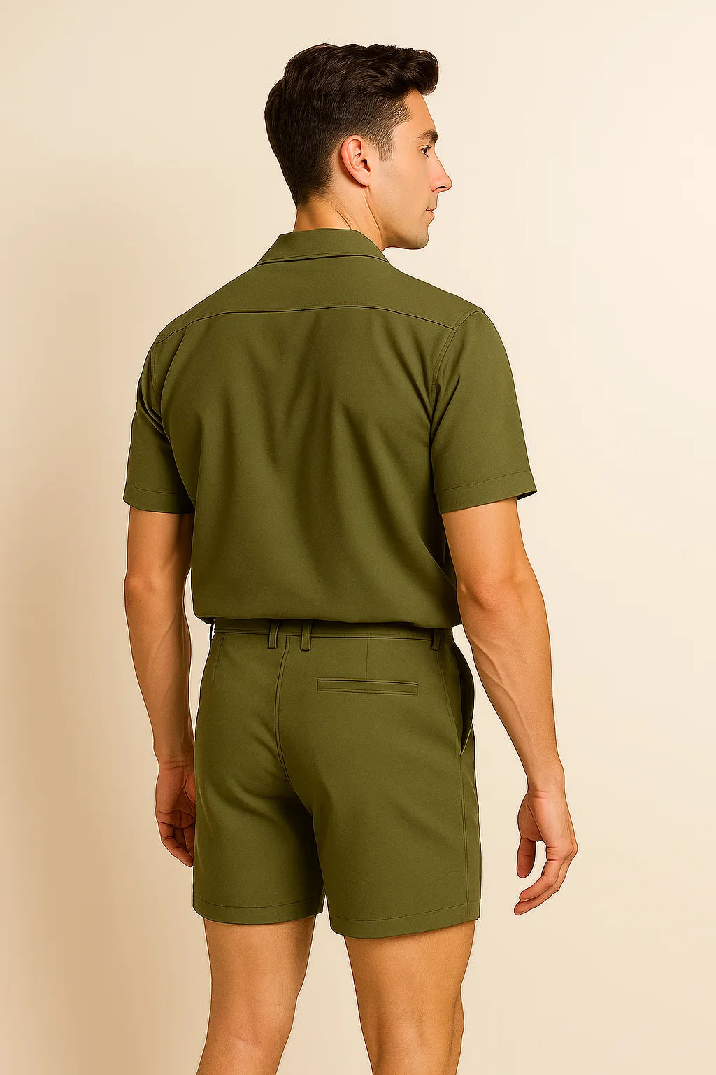 Modern Style Men's Set – Green
