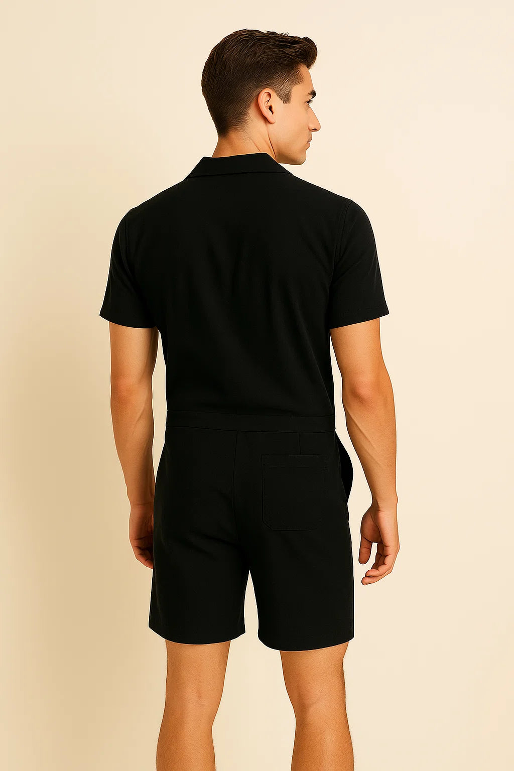 Modern Style Men's Set – Black