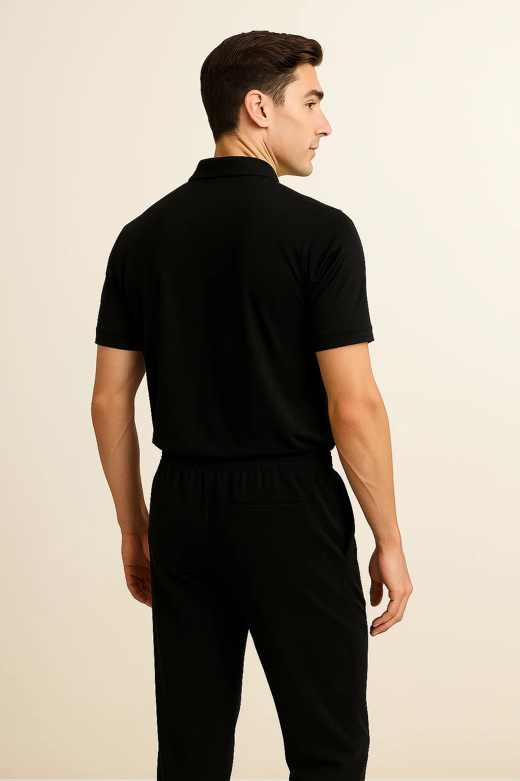 Men's Classic Business Suit – Black