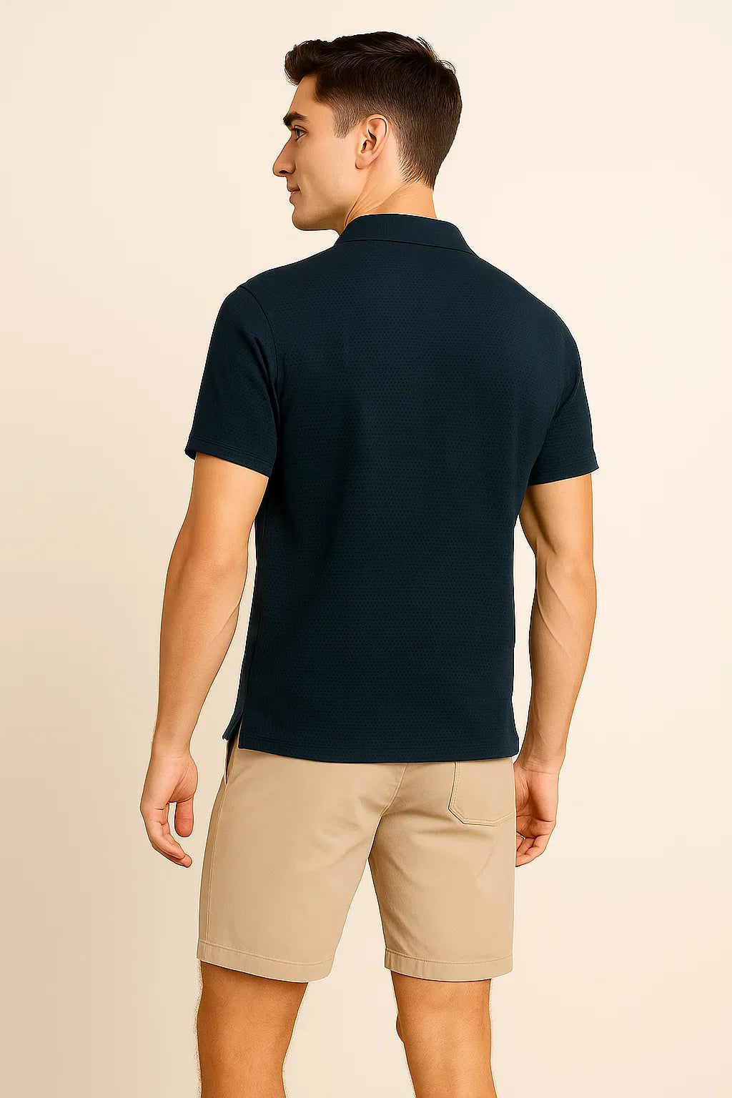Trendy Casual Men’s Polo Shirt – Dark Gray