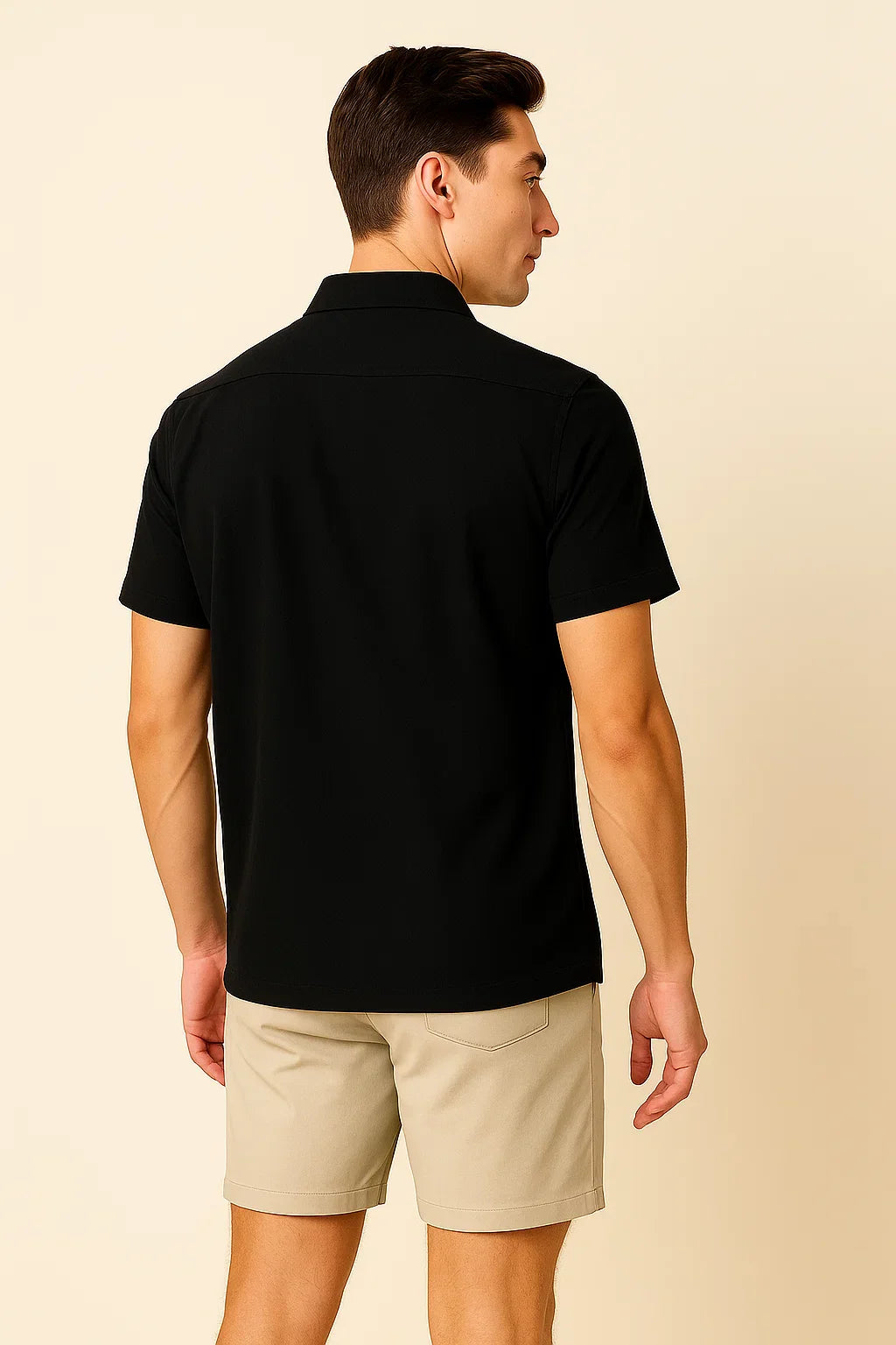 Casual Men’s All Season  Polo – Black