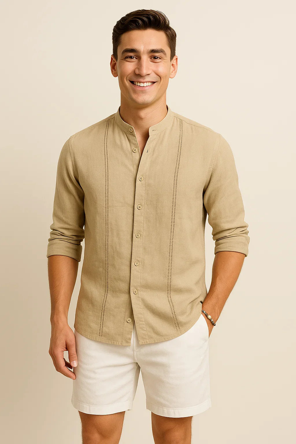 Men’s Elegant Shirt – Khaki