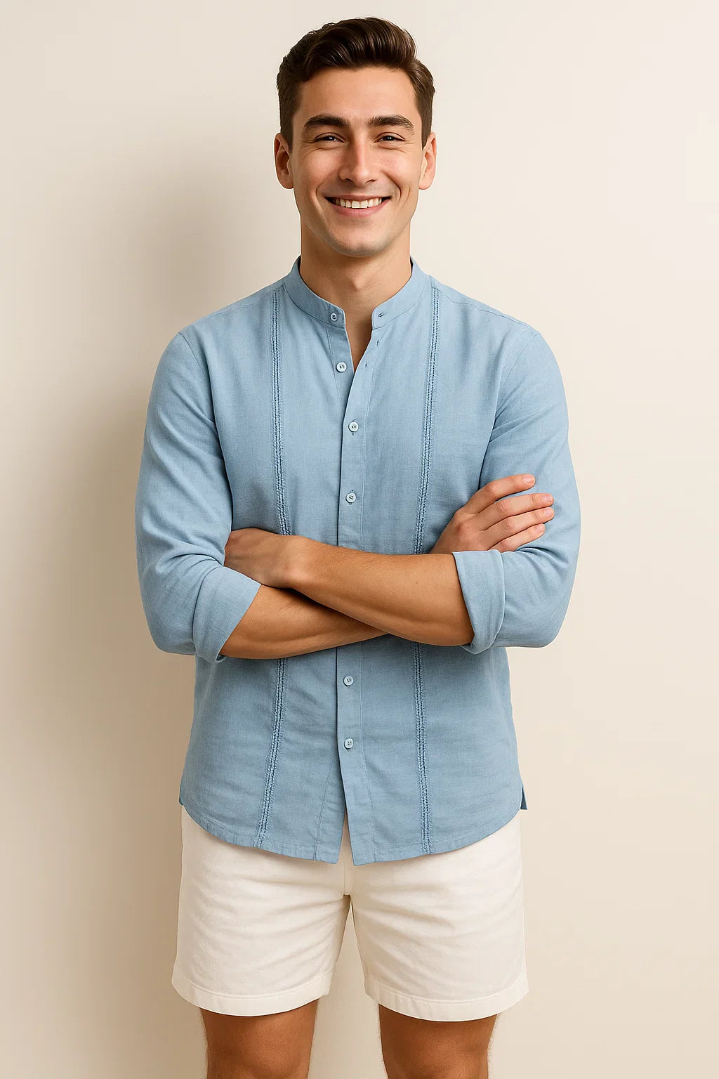 Men’s Elegant Shirt – Light Blue