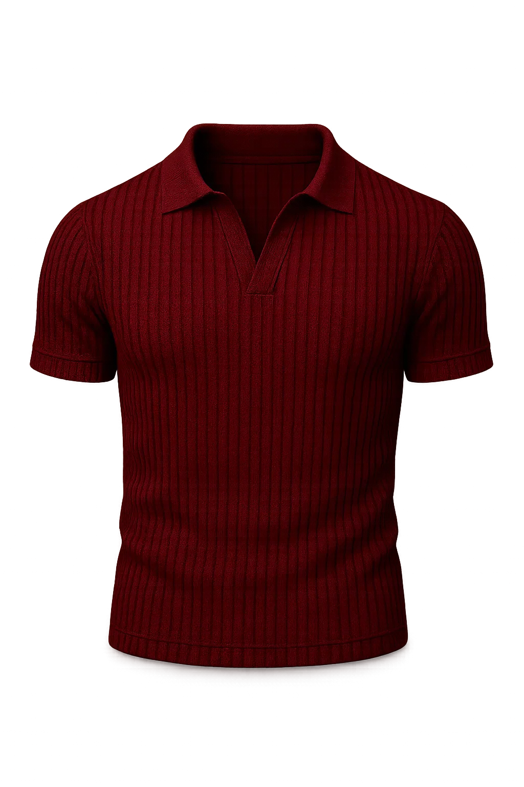 Classic All Season Men's Body Fit Polo – Wine Red