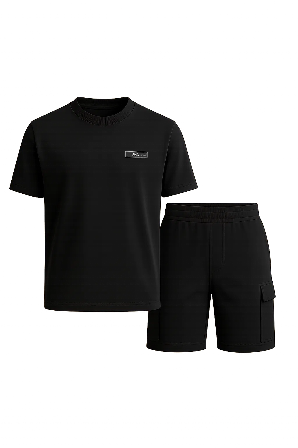 Trendy Men's Casual Set – Black