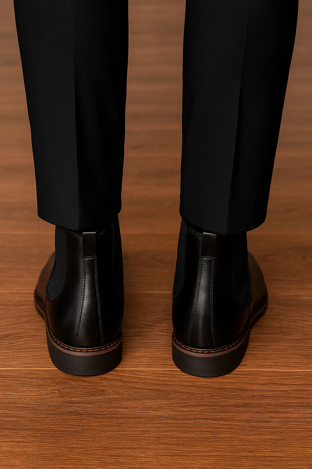 Modern Style Unisex Chelsea Boots – Black