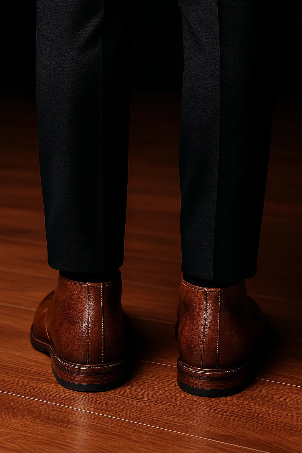 Classic Men’s Desert Boots – Dark Brown