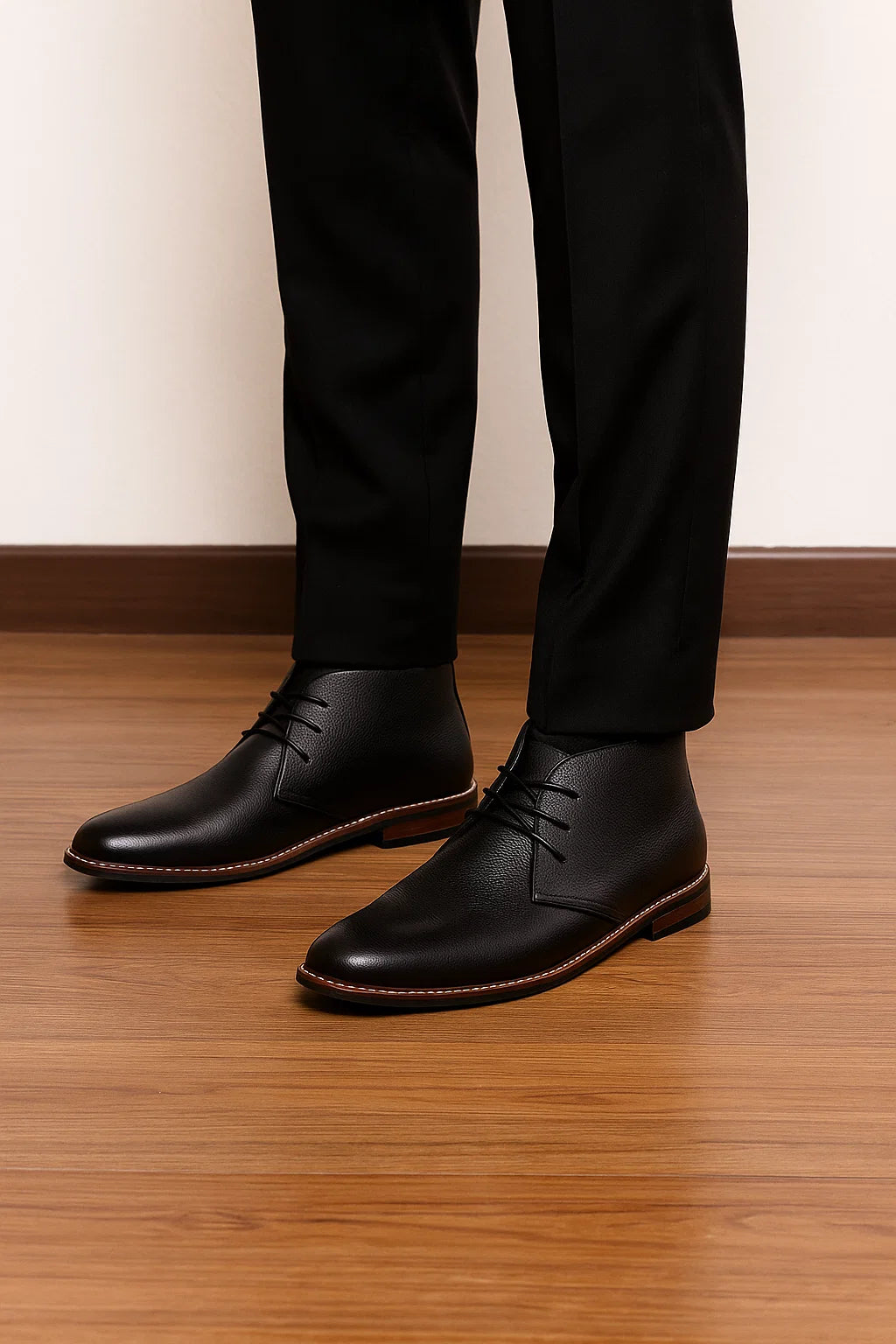 Classic Men’s Desert Boots – Black