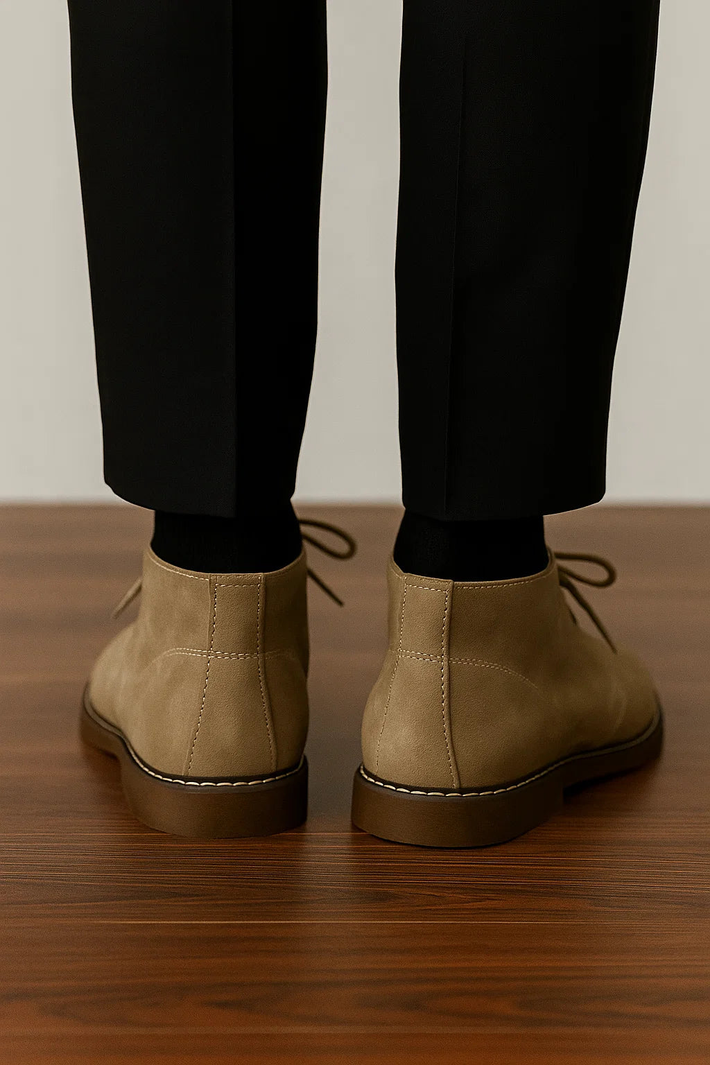 Classic Men’s Desert Boots – Suede Khaki