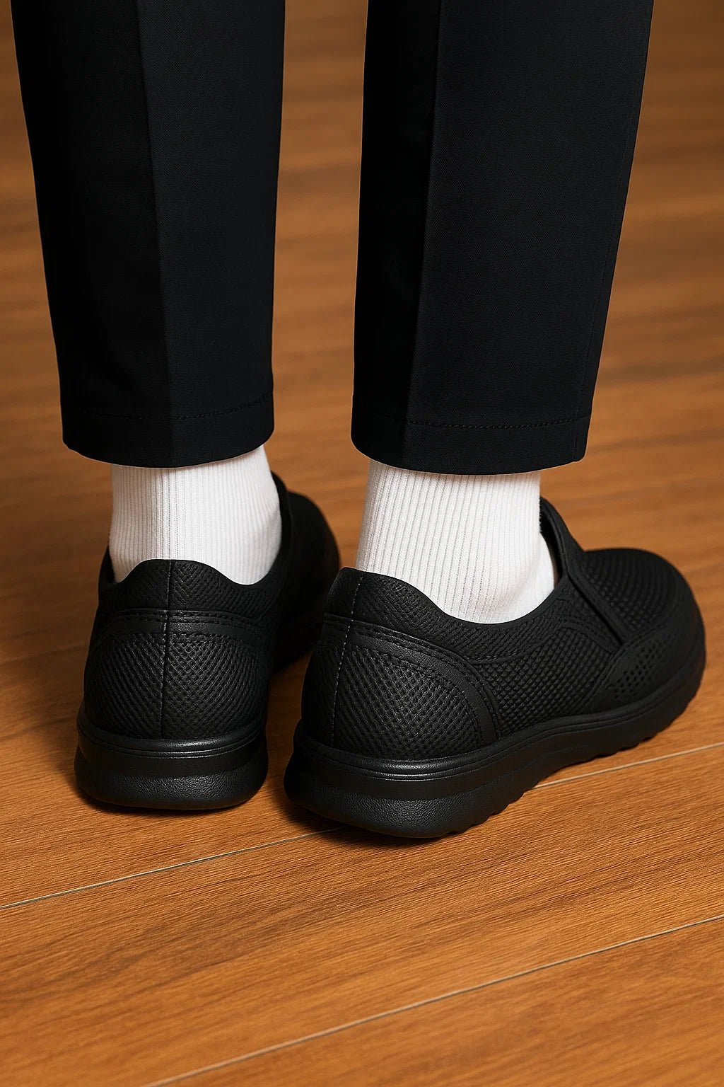 Casual Men’s Slip-on Loafers – Black