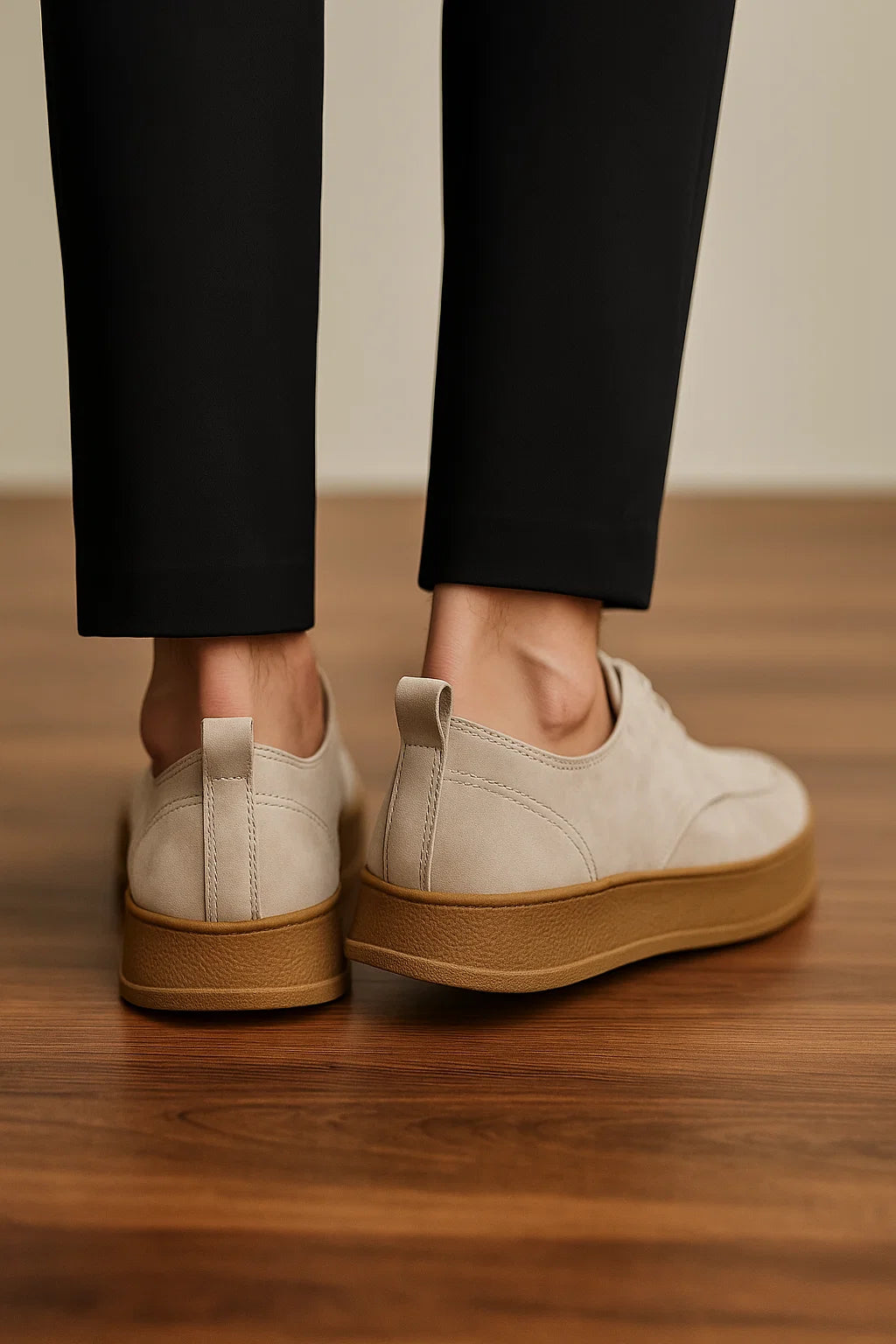Men’s Classic Suede Shoes Beige