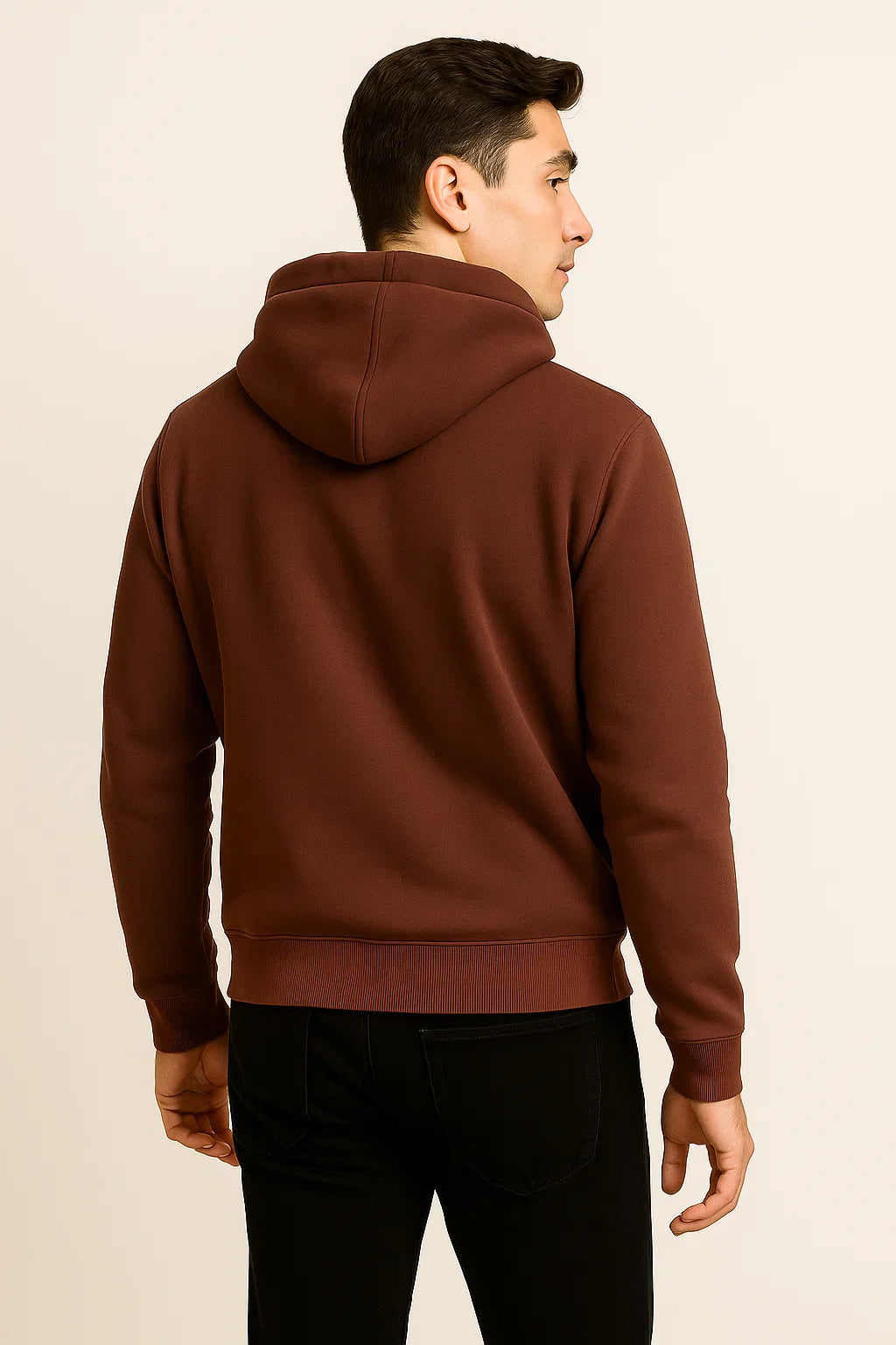 Vintage Style Hoodie for Men - Red