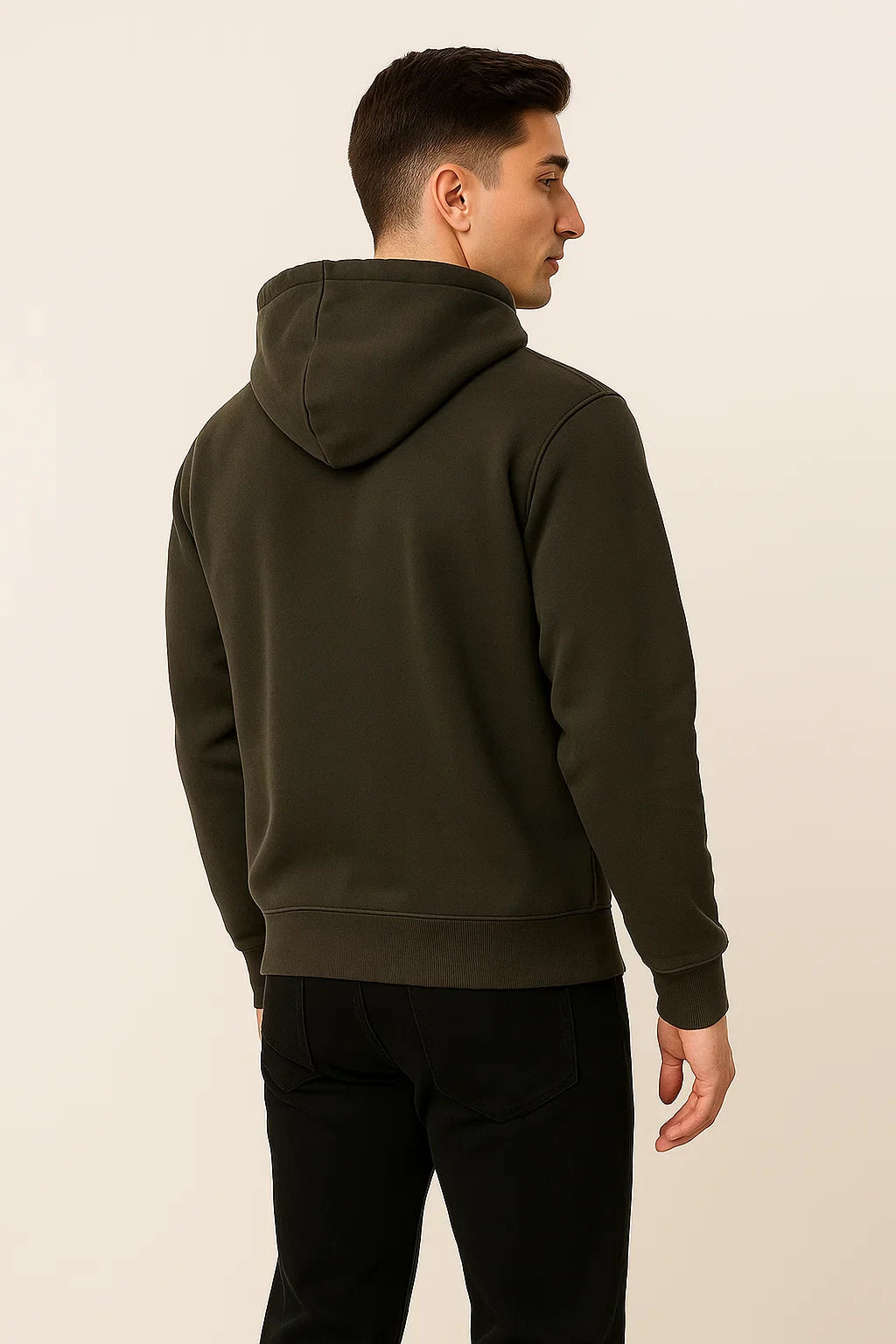 Vintage Style Hoodie for Men - Dark Gray