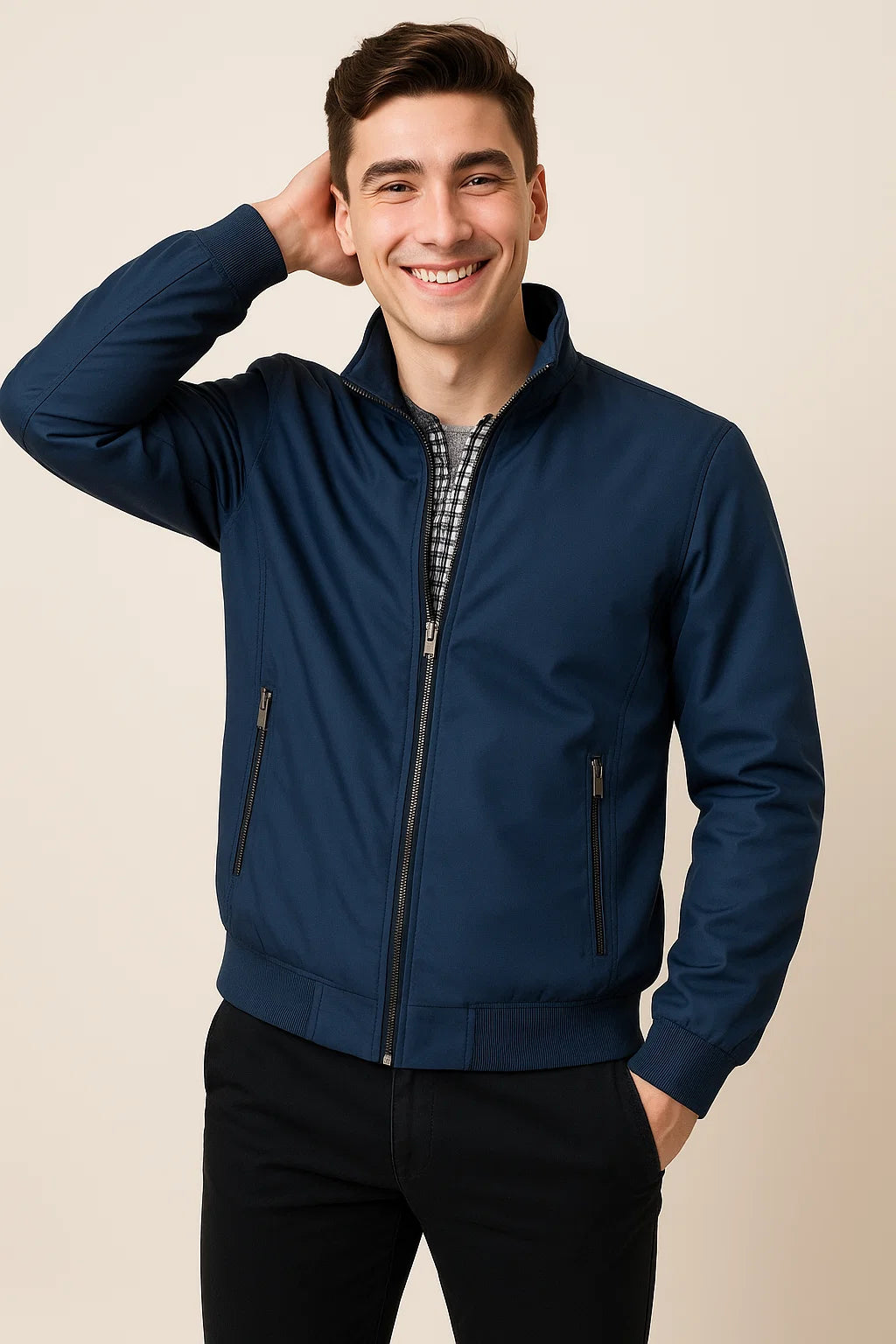 Men's Classic All-Season Jacket - Blue