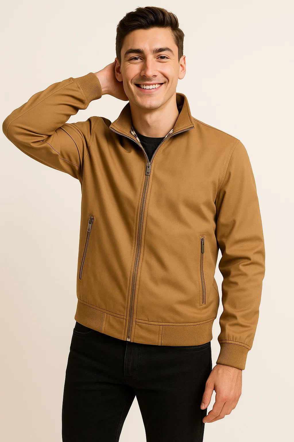 Men's Classic All-Season Jacket - Khaki
