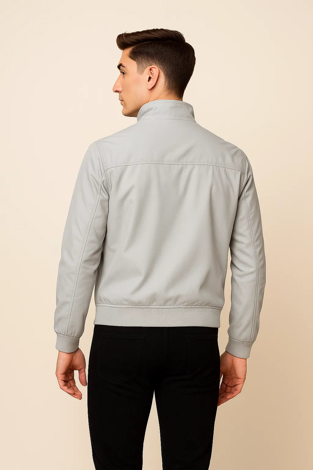Men's Classic All-Season Jacket - Light Gray