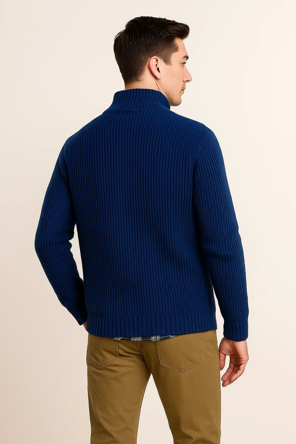 Men's Smart-Casual Business Sweater - Blue