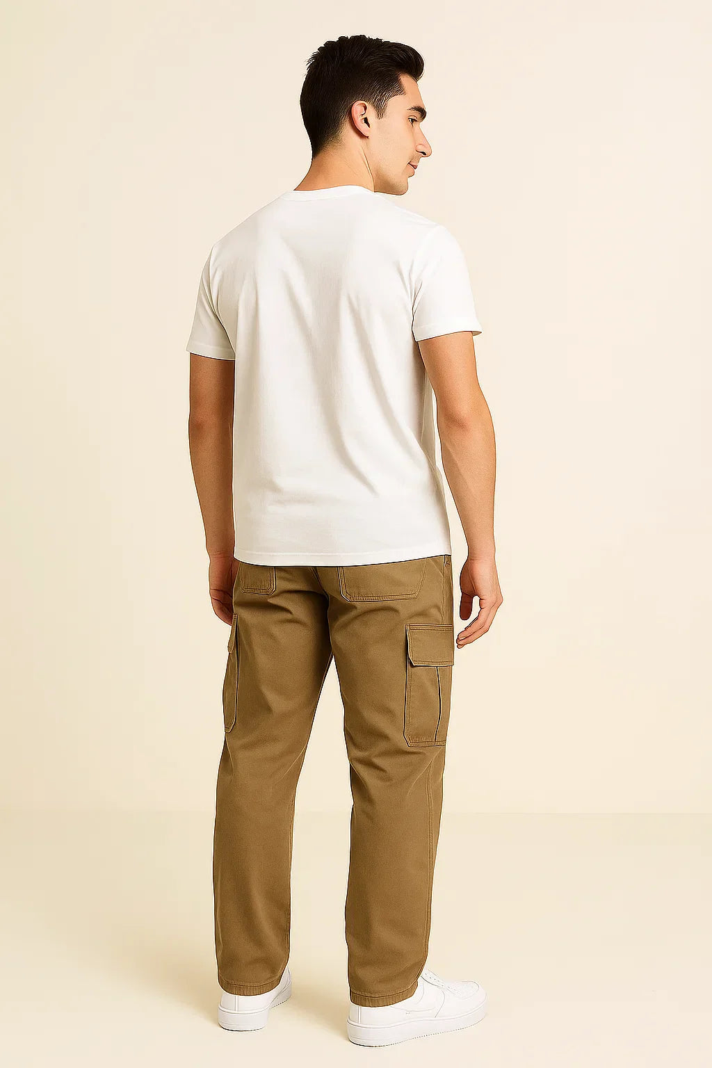 Men's Multifunctional Cargo Pants - Khaki