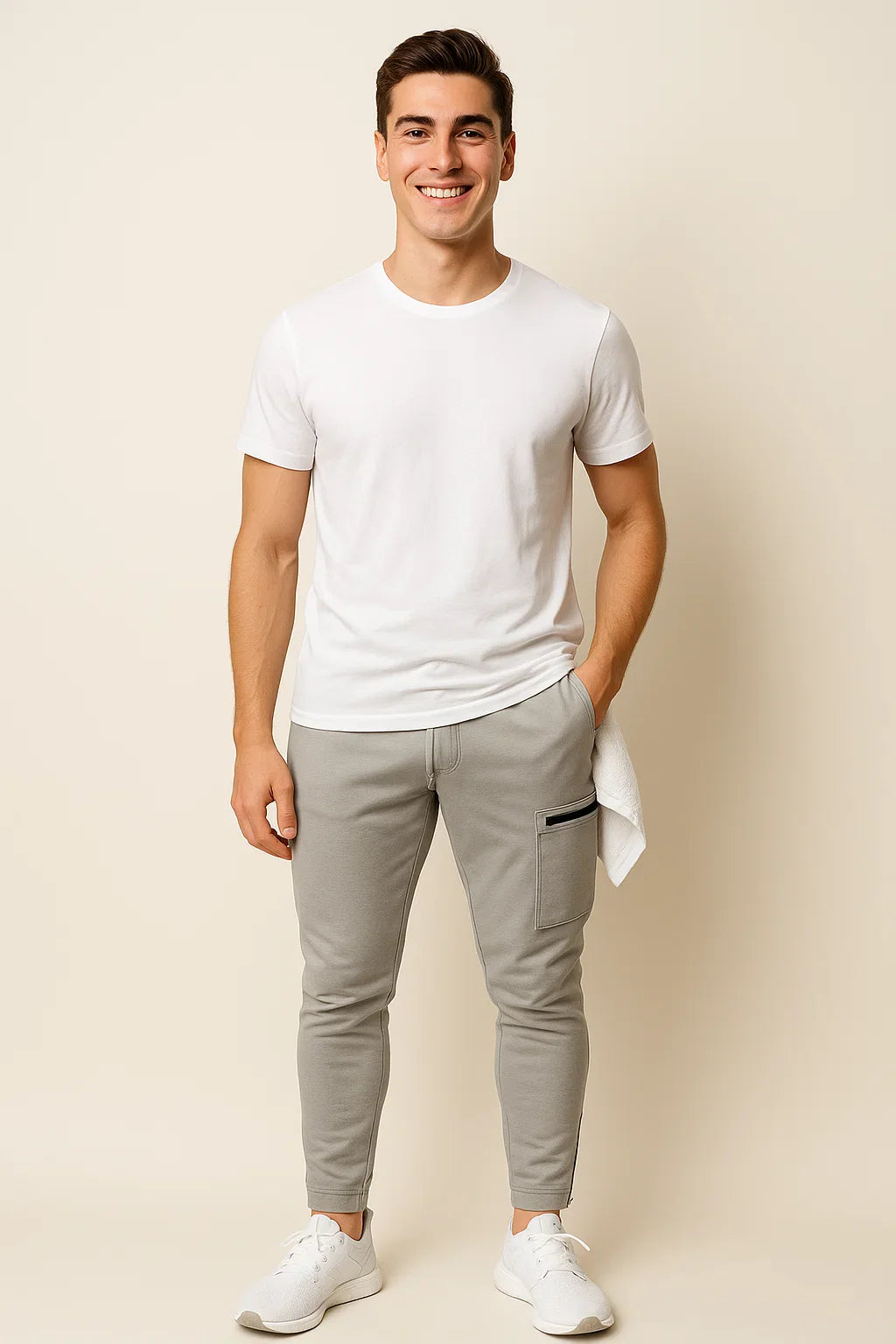 Men's Casual Cargo Sweatpants
