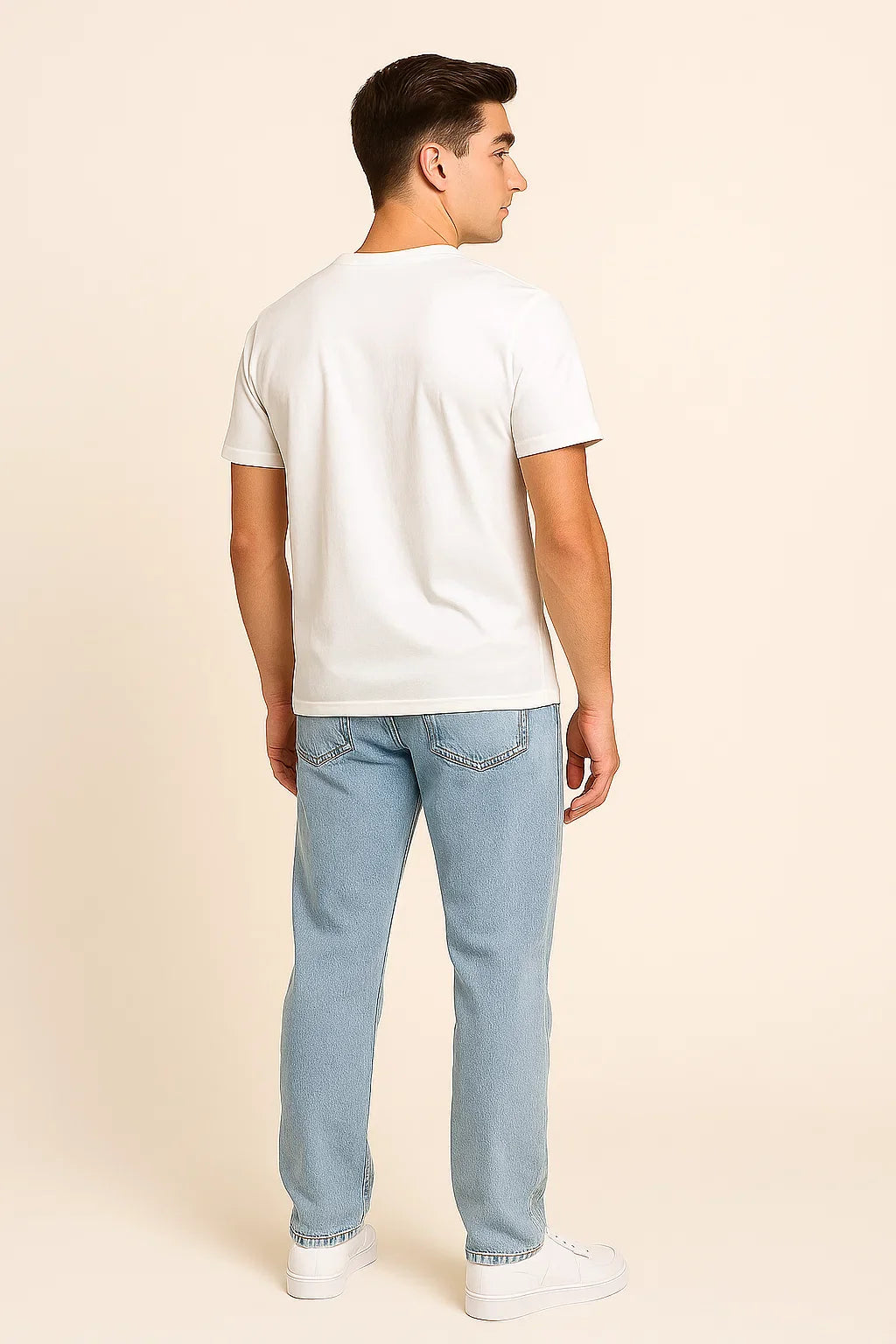 Men's Trendy Vintage Straight Leg Washed Denim Jeans