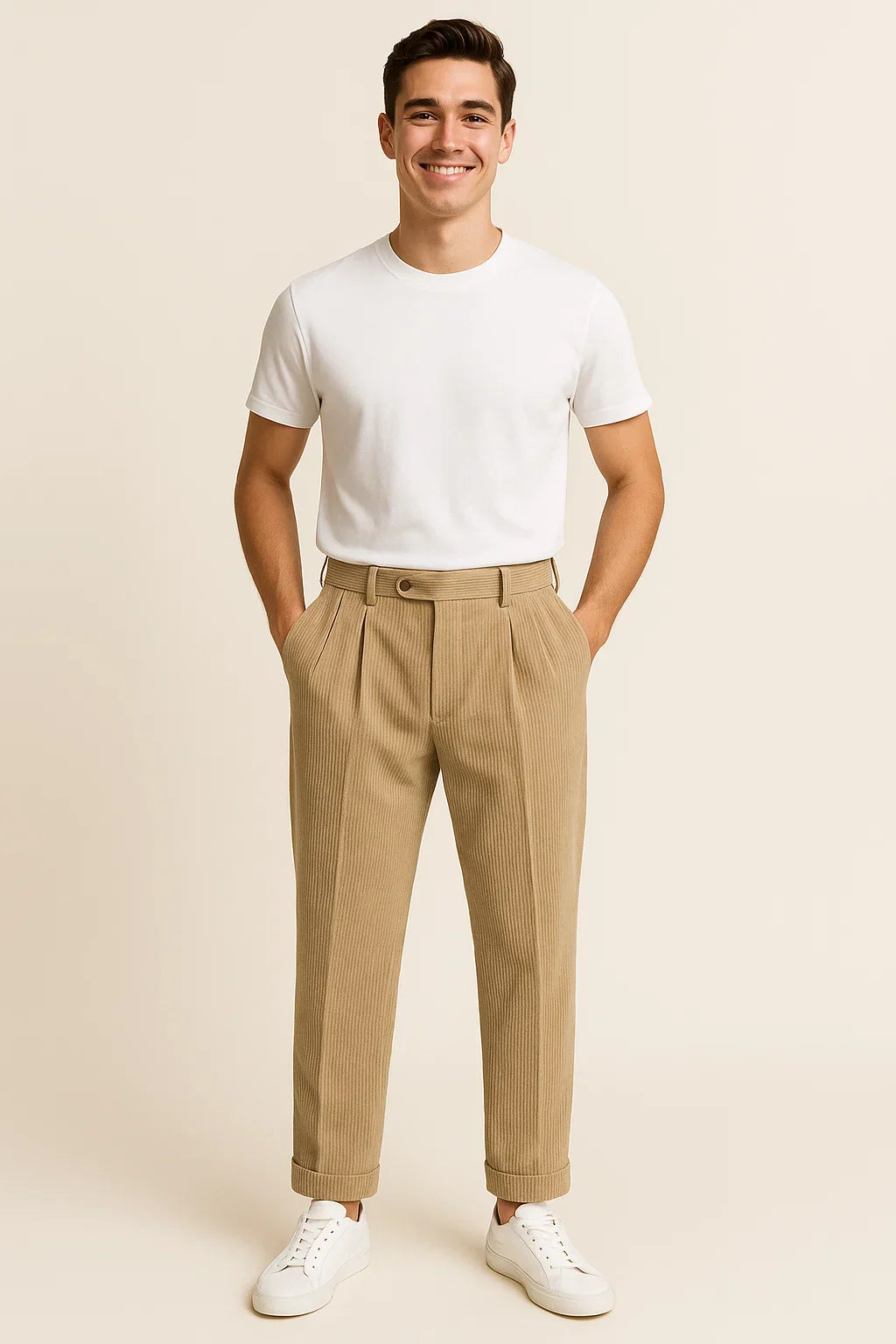 Men's Vintage Smart-Casual Corduroy Pants