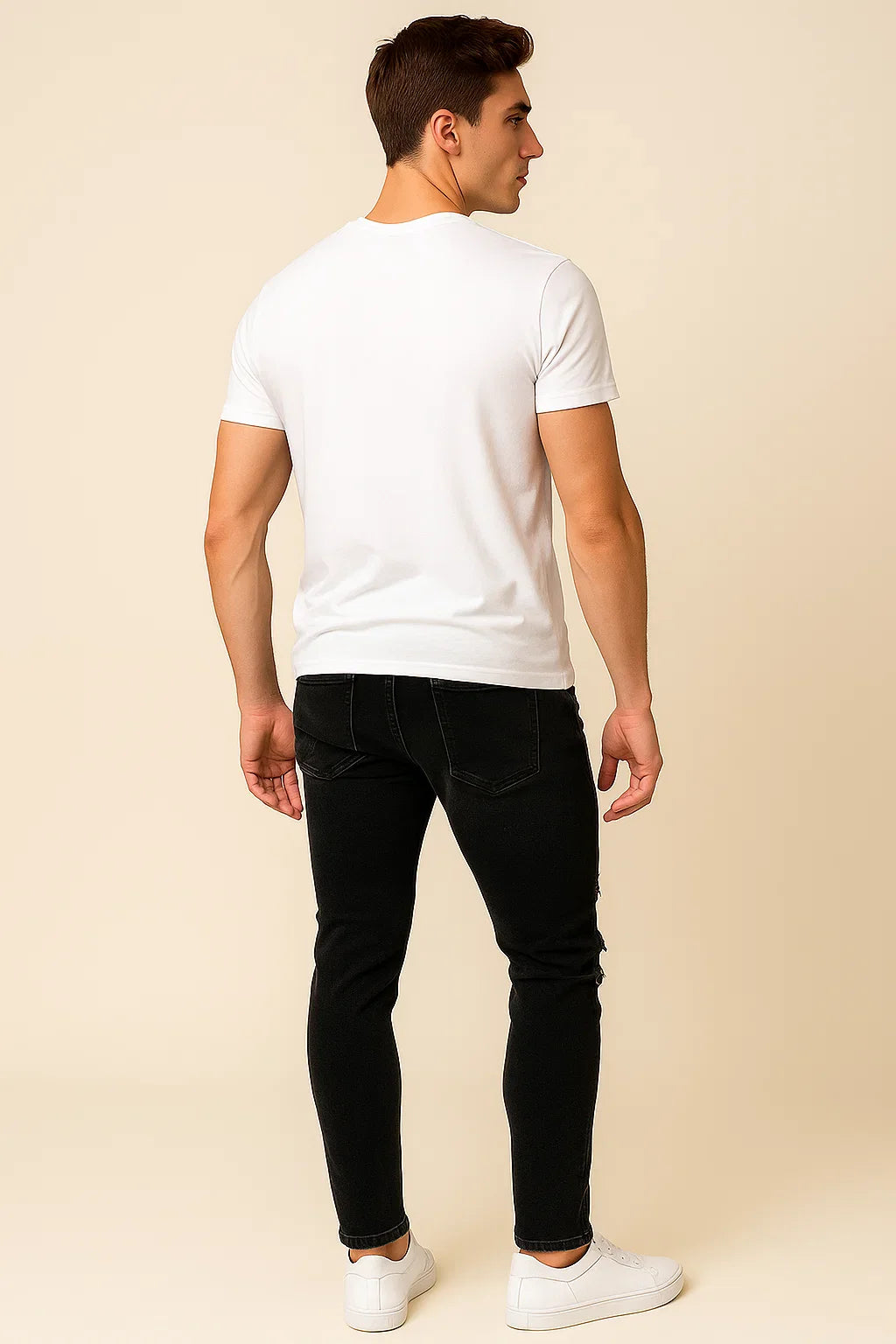 Men's Trendy Denim Ripped Jeans