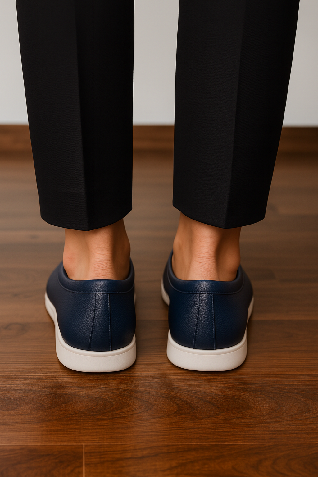 Classic Men’s Slip-on Loafers - Dark Blue
