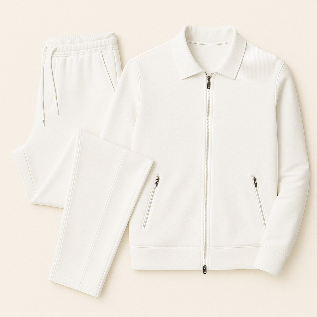 Trendy Summer Men's Set – White