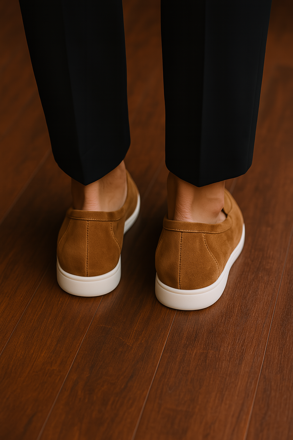 Casual Men’s Slip-on Loafers –  Brown