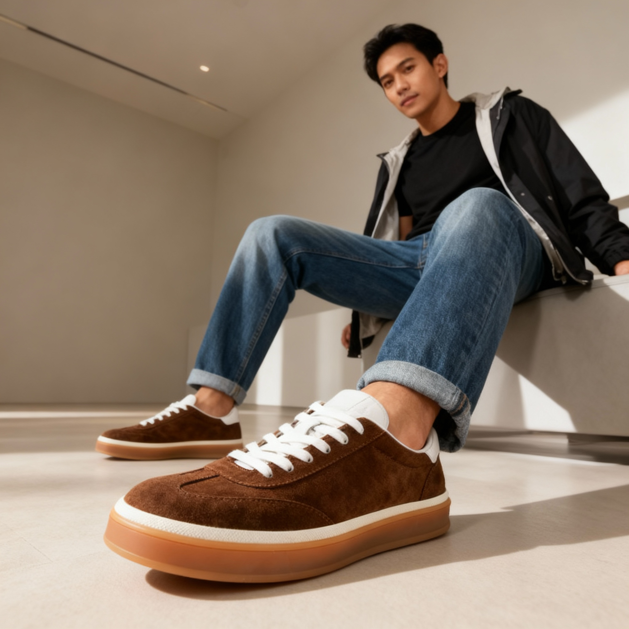 Men’s Elegant Shoes – Refined Suede Design & Versatile Appeal