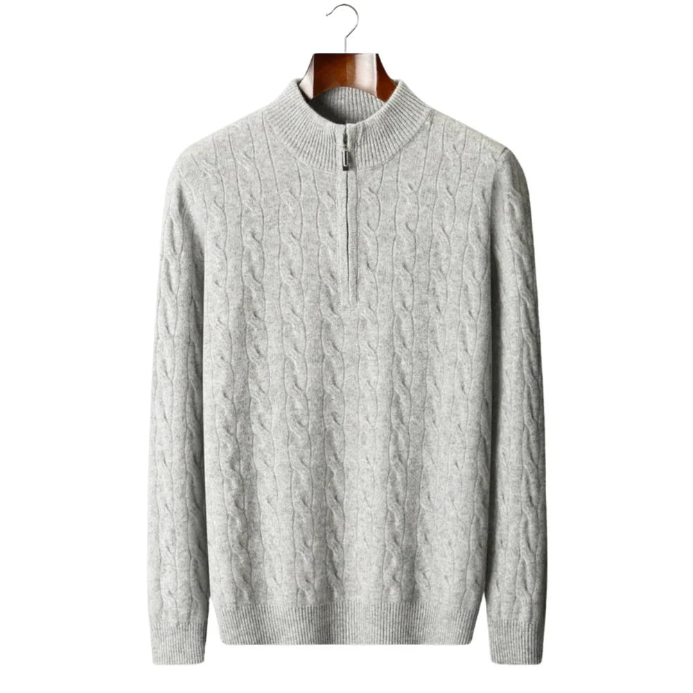 Men’s Half-Zip Sweater – Classic Knit Design & Refined Everyday Layer