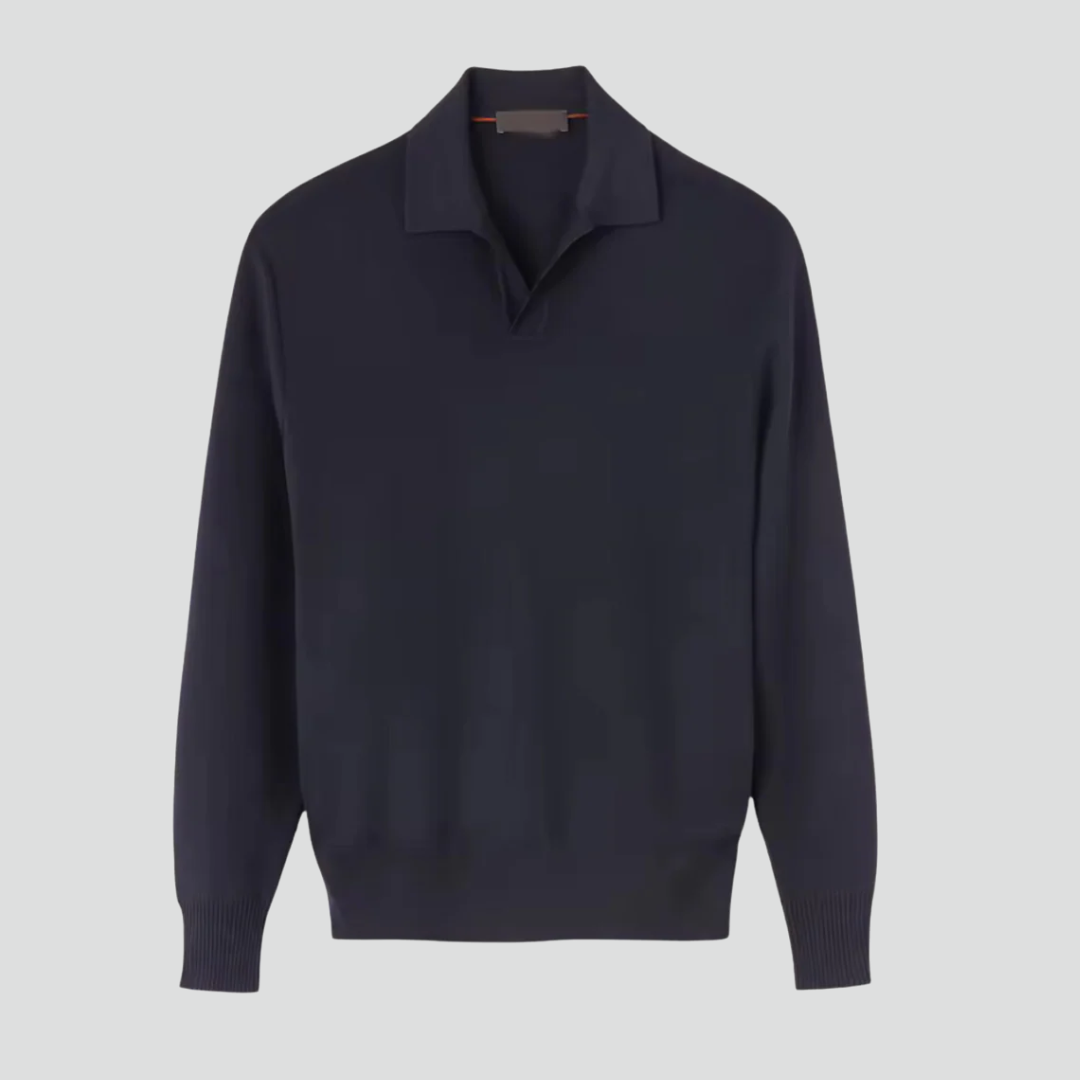 Men’s Pullover Sweater – Minimal Knit Design & Effortless Smart Layer